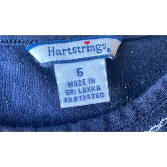 Hartstrings Girl’s Top & Skirt Skort Sz‎ 6 Blue & Salmon Pink - Picture 8 of 10